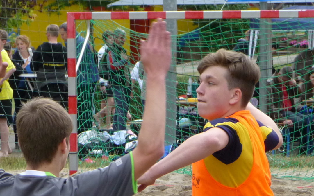 Die neu zusammengesetzte männliche B-Jugend sammelt erste Erfahrungen im Pfalzgas-Cup