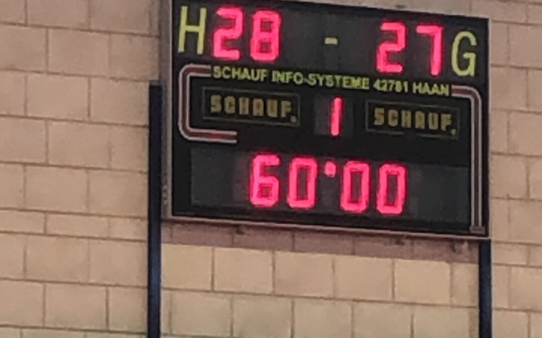 Kämpferische Leistung der 3. Herren HSG 3 gegen Niederfeld 28:27 (12:12)